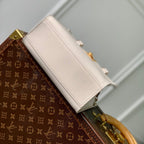 LOCK & GO BAG 24 IN QUARTZ BEIGE GRAIN CALFSKIN