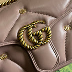 GG MARMONT MEDIUM 26 BAG IN HOT PINK LAMBSKIN