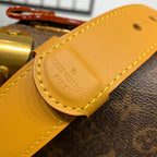 SOUL TRUNK EAST WEST 29 IN BROWN MONOGRAM DUST CANVAS GOLD HARDWARE