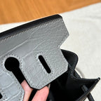 BIRKIN FAUBOURG TOUCH 20 IN DOVE GRAY CALFSKIN WITH SILVER HARDWARE (MADE-TO-ODER)