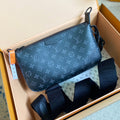 POCHETTE ACCESSOIRE XL 28 IN BLACK MONOGRAM ECLIPSE CANVAS