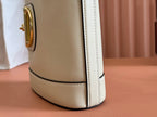 73 SMALL BUCKET BAG 20 IN OFF WHITE SMOOTH CALFSKIN