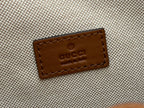 B MEDIUM SHOULDER BAG 42 IN BEIGE AND DARK BROWN GG CANVAS