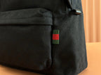 MEDIUM BACKPACK 42 IN BLACK GG CANVAS