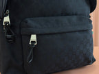MEDIUM BACKPACK 42 IN BLACK GG CANVAS