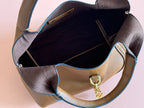 MEDIUM SOFTBIT MAXI SHOULDER BAG 27.5 IN BROWN GRAINY LAMBSKIN