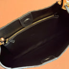 MEDIUM B SHOULDER BAG 42 IN BLACK GG SUEDE