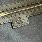 GUCCI CHROMA LARGE DUFFLE BAG 45 BLUE IN GG MONOGRAM CANVAS
