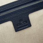 GG 25S EPILOGUE BAG 30 IN BEIGE AND BLACK CALFSKIN