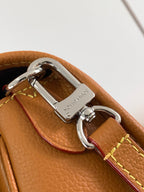 BUCI BAG 24 IN GOLD MIEL BROWN EPI GRAIN COWHIDE