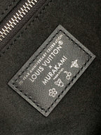 CARRYALL VIBE BAG 39 IN BLACK LAMBSKIN MONOGRAM PATTERN