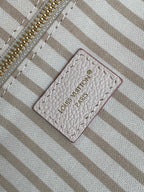 NEVERFULL MM TOTE BAG 32 IN WHITE MIX PINK CALFSKIN