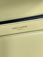 SOLFERINO SMALL SATCHEL 19 IN CANARY YELLOW CALFSKIN GOLD HARDWARE