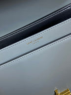 SOLFERINO SMALL SATCHEL 23 IN DARK GREY CALFSKIN GOLD HARDWARE