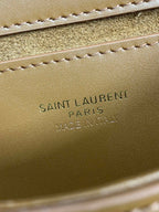 VOLTAIRE TOP HANDLE IN BOX 21 IN TAWNY BROWN CALFSKIN GOLD HARDWARE