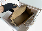 BIRKIN 25 BAG IN PEANUT BROWN CALFSKIN WITH COLORFUL STICKER (MADE-TO-ODER)