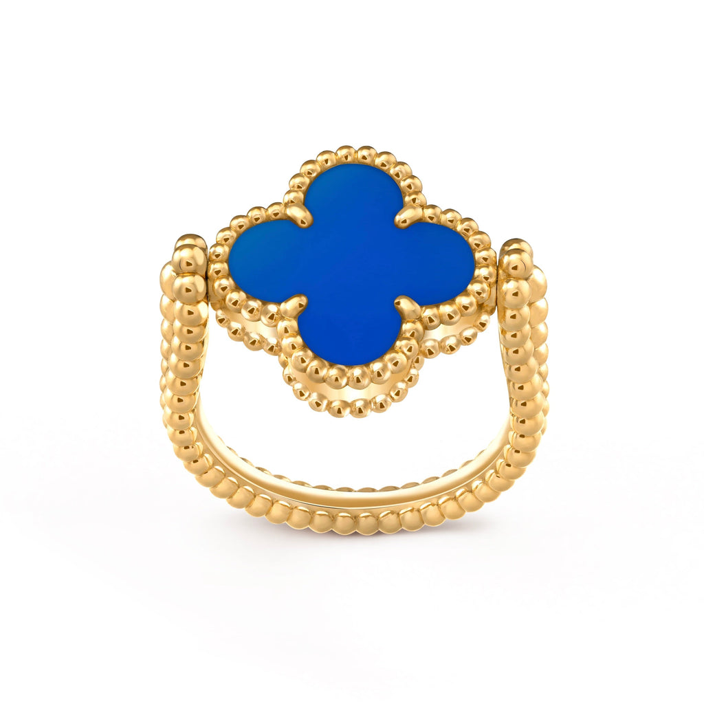 CLOVER RIVERSIBLE RING GOLD COLLECTION