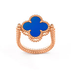 CLOVER RIVERSIBLE RING ROSE GOLD COLLECTION