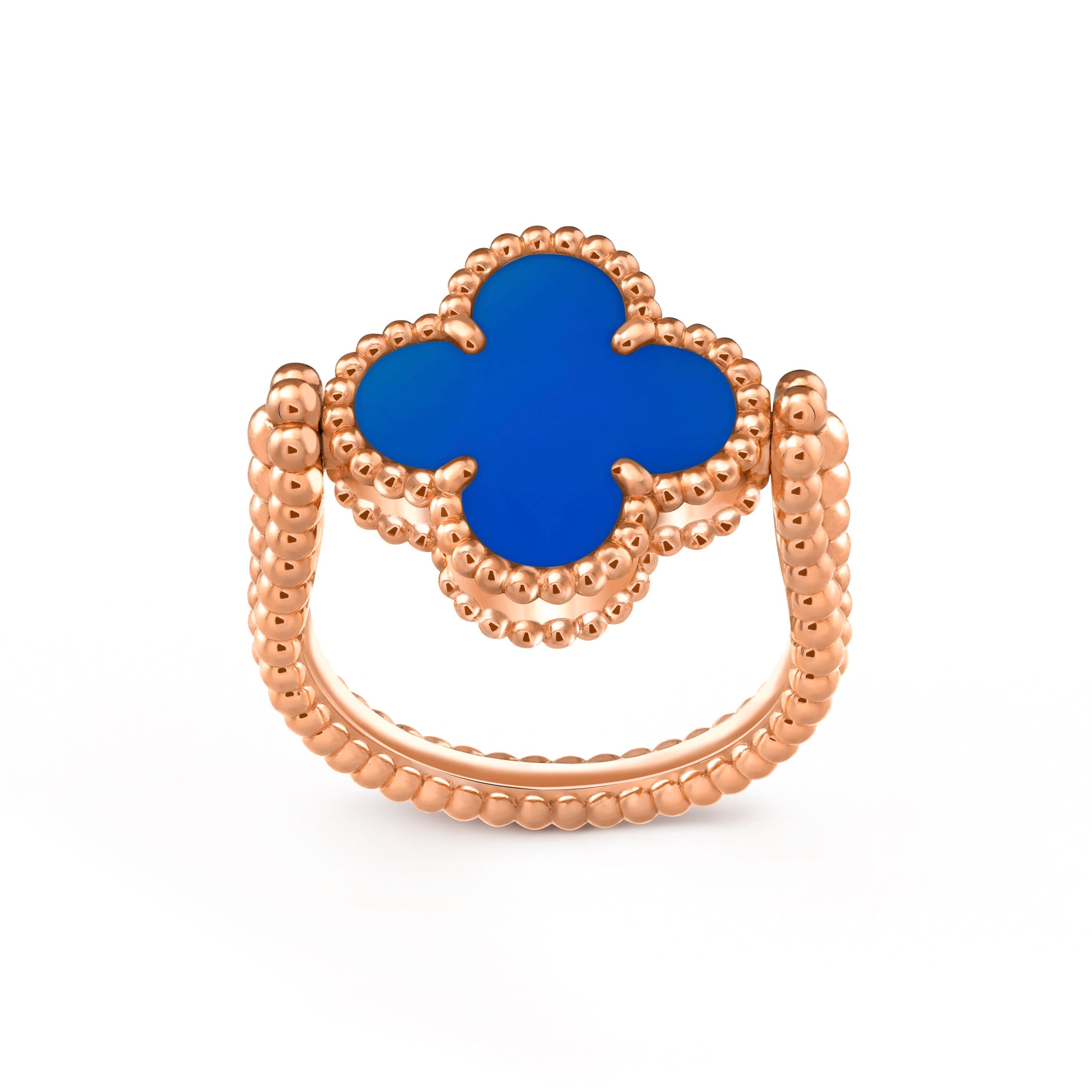 CLOVER RIVERSIBLE RING ROSE GOLD COLLECTION