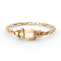 FORCE LARGE HORSESHOE CLASP  METAL BRACELET