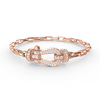 FORCE LARGE HORSESHOE CLASP  METAL BRACELET