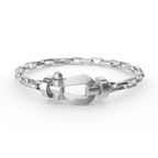 FORCE LARGE HORSESHOE CLASP  METAL BRACELET