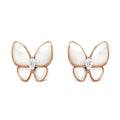 BUTTERFLY MOP DIAMOND EARRINGS