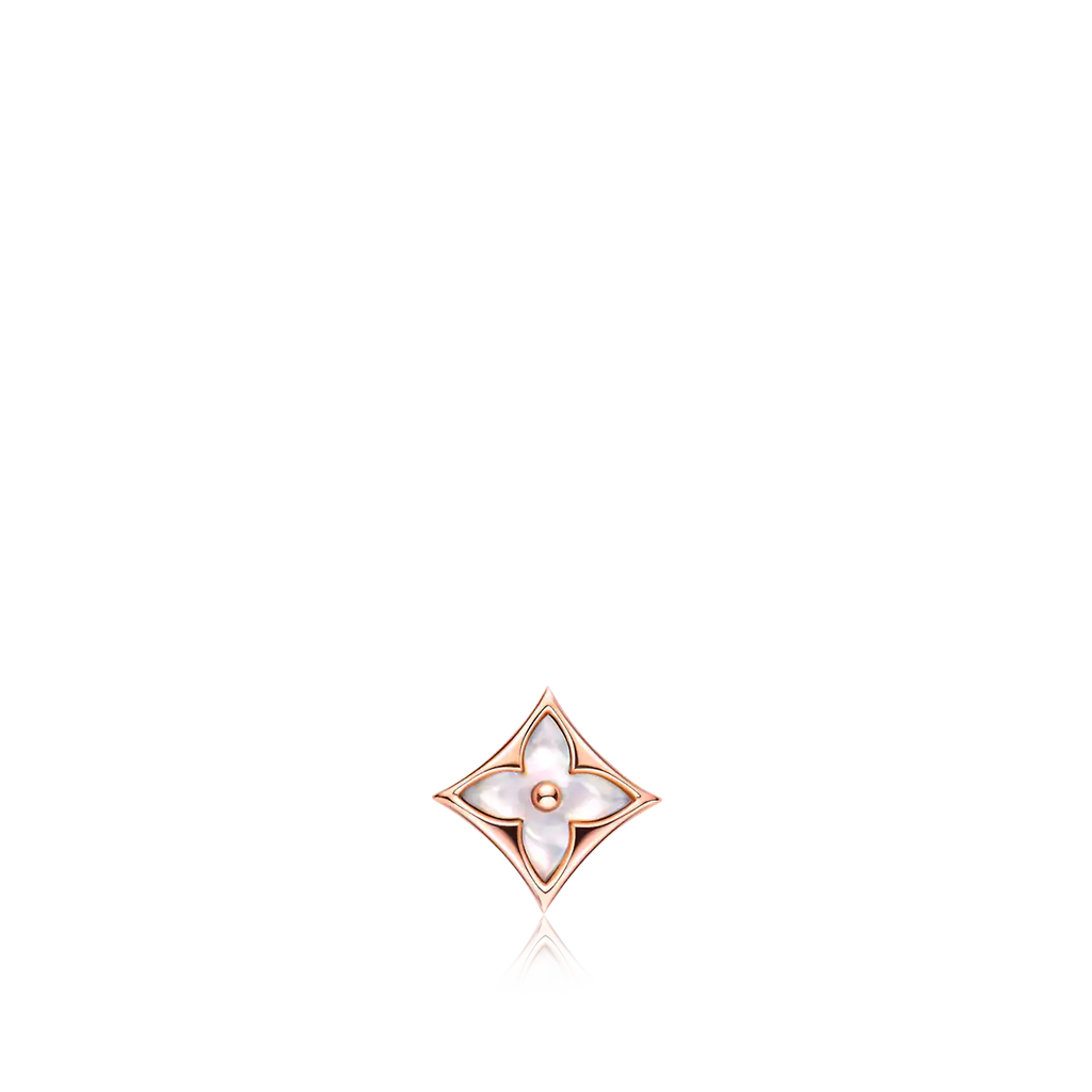 STAR MOP PINK GOLD EARRINGS