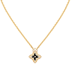 STAR PEDANT PINK GOLD DIAMOND NECKLACE