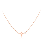 BLOSSOM PENDANT PINK GOLD AND DIAMOND