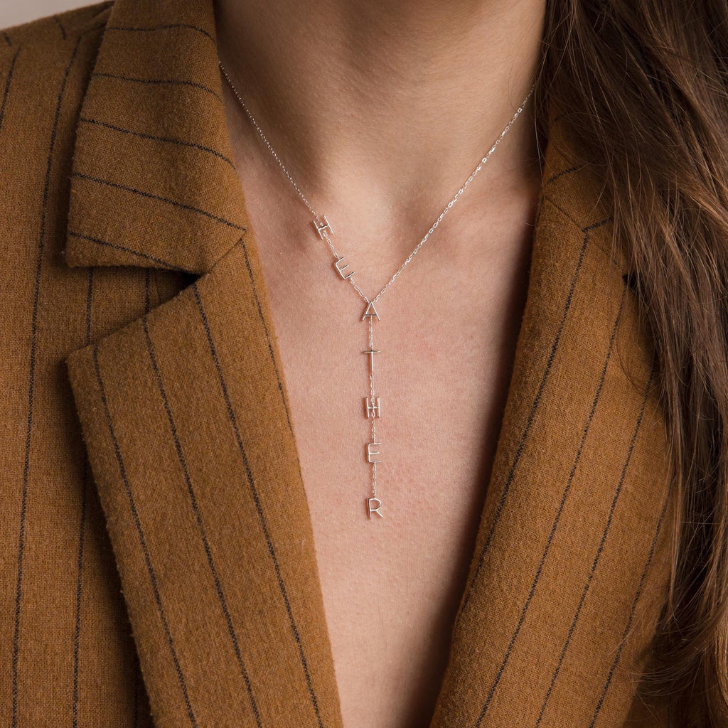 Lariat Name Necklace