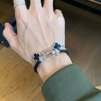 CLOVER 5 MOTIF PIETERSITE BRACELET COLLECTION