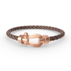 FORCE LARGE HORSESHOE NO DIAMOND BRACELET ROSE GOLD