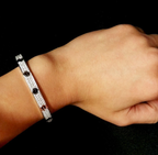 LOVE BRACELET 6.1MM DIAMOND-PAVED CERAMIC