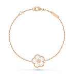 LUCKY WHITE MOP PLUM BLOSSOM  BRACELET