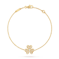 FRIVOLE GOLD FLOWER DIAMOND BRACELET