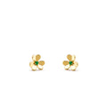 FRIVOLE  FLOWER MALACHITE EARRINGS