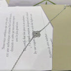 CLOVER  SINGLE FLOWER BRACELET SILVER