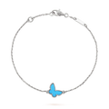 BUTTERFLY TURQUOISE BUTTERFLY BRACELET SILVER