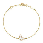 BUTTERFLY DARK MOP BUTTERFLY BRACELET