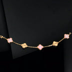 CLOVER 5 MOTIFS  PINK MOP BRACELET COLLECTION