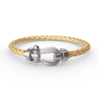 FORCE LARGE HORSESHOE NO DIAMOND BRACELET SILVER