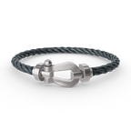 FORCE LARGE HORSESHOE NO DIAMOND BRACELET SILVER