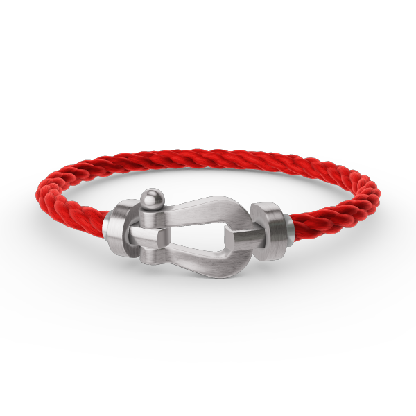 FORCE LARGE HORSESHOE NO DIAMOND BRACELET SILVER