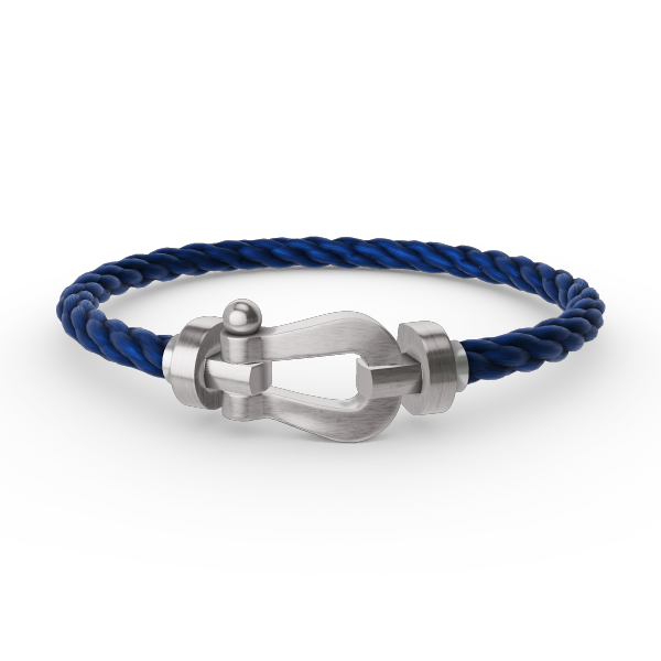 FORCE LARGE HORSESHOE NO DIAMOND BRACELET SILVER