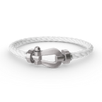 FORCE LARGE HORSESHOE NO DIAMOND BRACELET SILVER